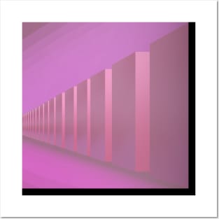 Synthwave city art Posters and Art